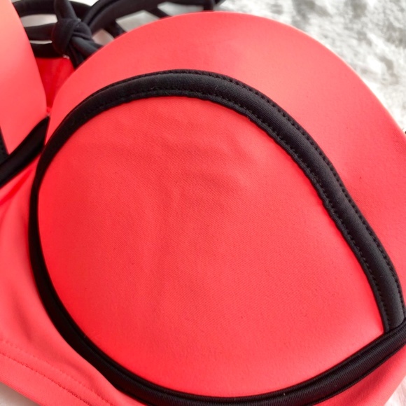 NWOT Orange Pushup Swim Top by Xhilaration Large - Picture 4 of 16